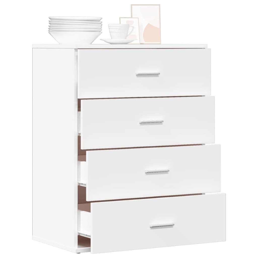 skab 60x39x80 cm konstrueret træ hvid
