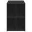 skrivebord 102x50x75 cm konstrueret træ sort