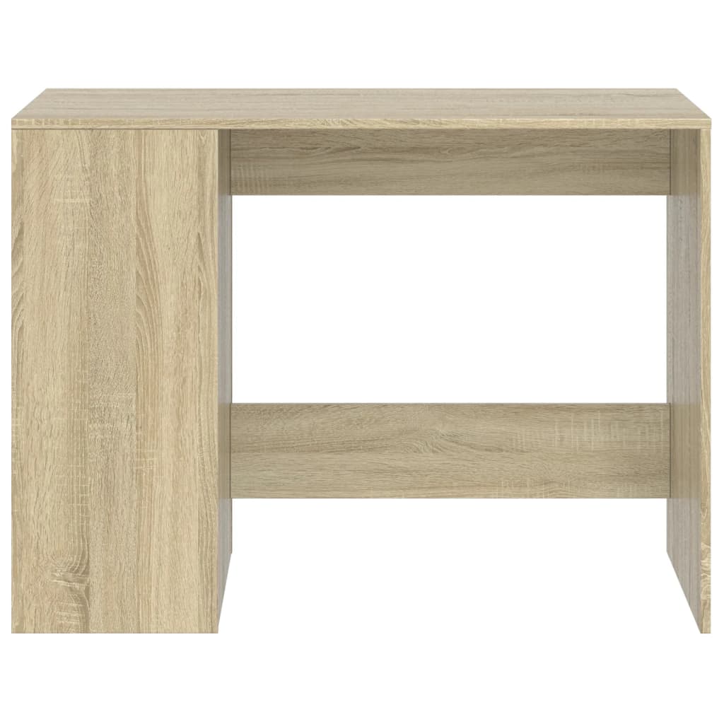 skrivebord 102x50x75 cm konstrueret træ sonoma-eg