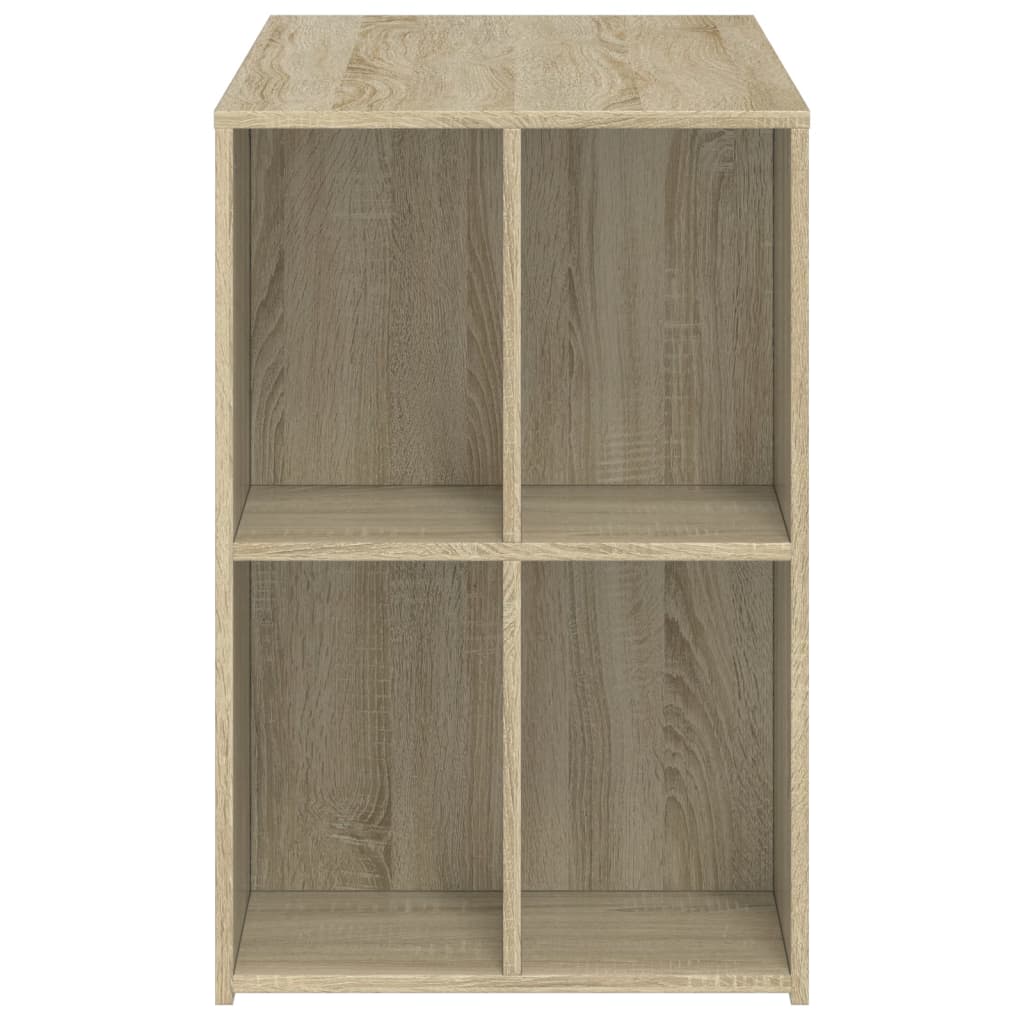 skrivebord 102x50x75 cm konstrueret træ sonoma-eg
