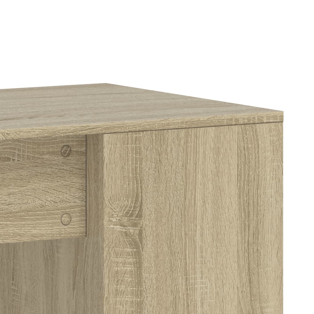 skrivebord 102x50x75 cm konstrueret træ sonoma-eg