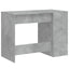 skrivebord 102x50x75 cm konstrueret træ betongrå