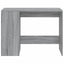 skrivebord 102x50x75 cm konstrueret træ grå sonoma-eg
