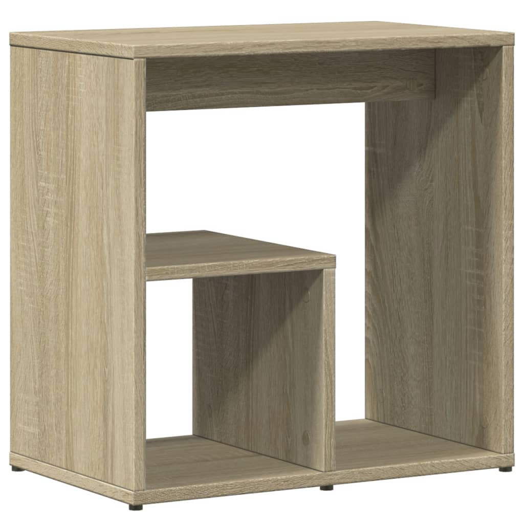 sidebord 2 stk. 50x30x50 cm konstrueret træ sonoma-eg