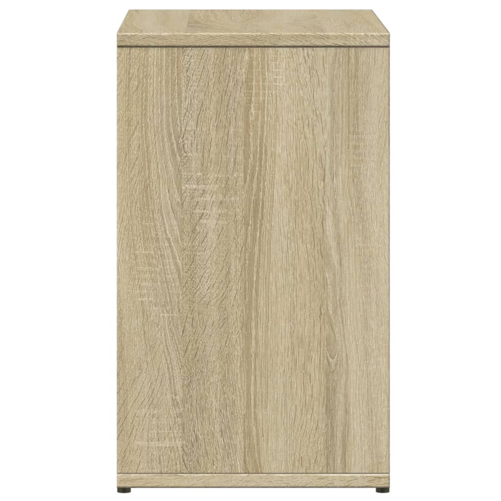 sidebord 2 stk. 50x30x50 cm konstrueret træ sonoma-eg