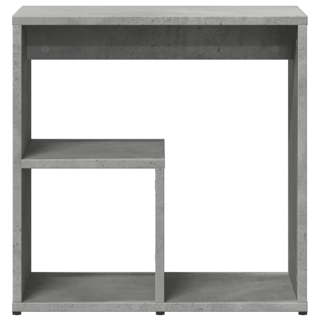 sideborde 2 stk. 50x30x50 cm konstrueret træ betongrå