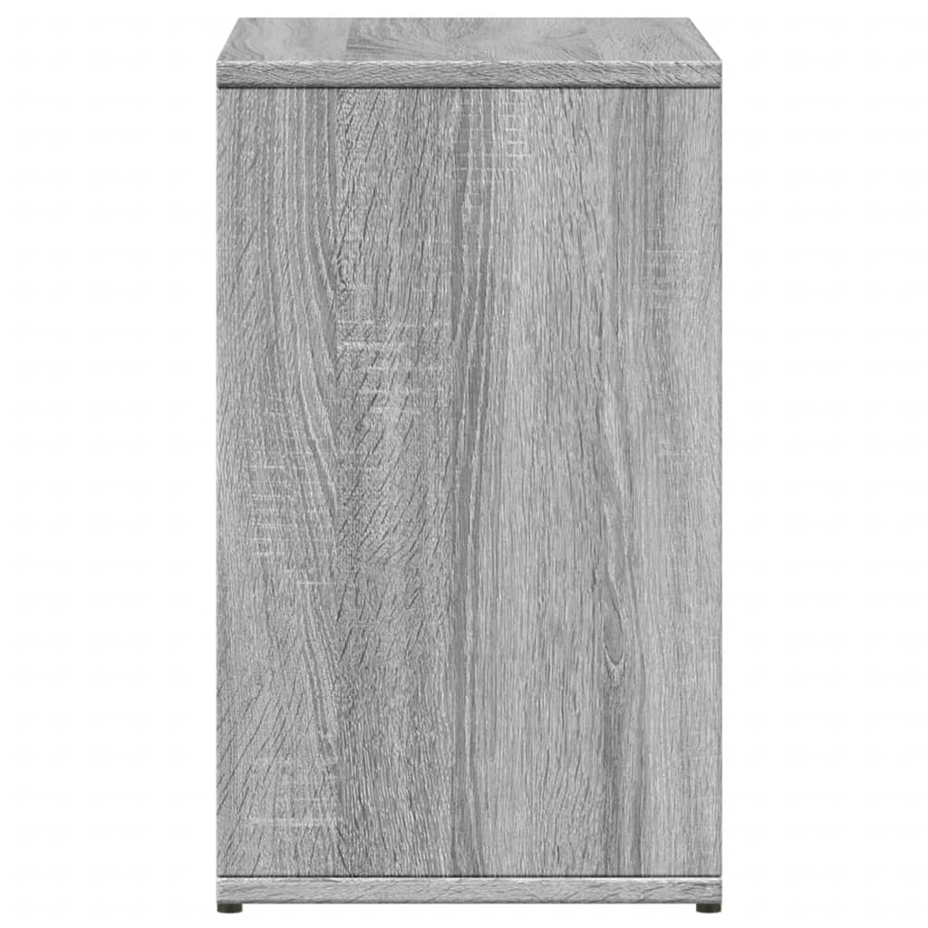 sidebord 2 stk. 50x30x50 cm konstrueret træ grå sonoma-eg