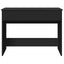 makeupbord med spejl 100x45x76 cm sort