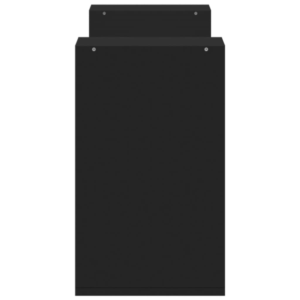 tv-borde 2 stk. 75x30x50 cm konstrueret træ sort