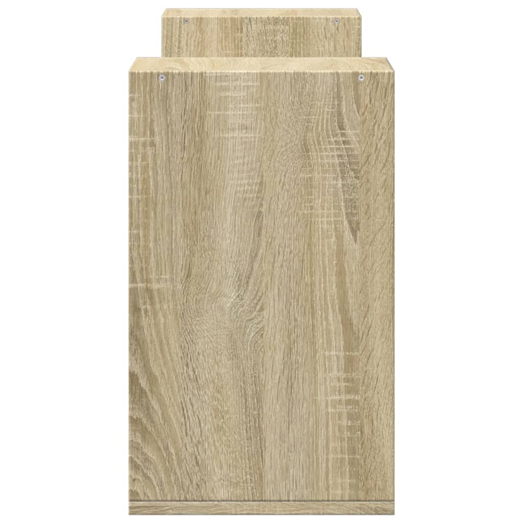 tv-borde 2 stk. 75x30x50 cm konstrueret træ sonoma-eg
