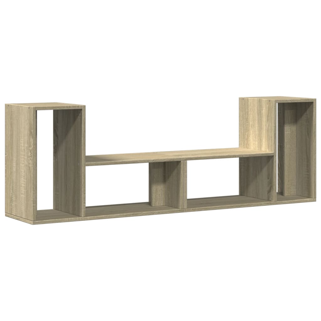 tv-borde 2 stk. 75x30x50 cm konstrueret træ sonoma-eg