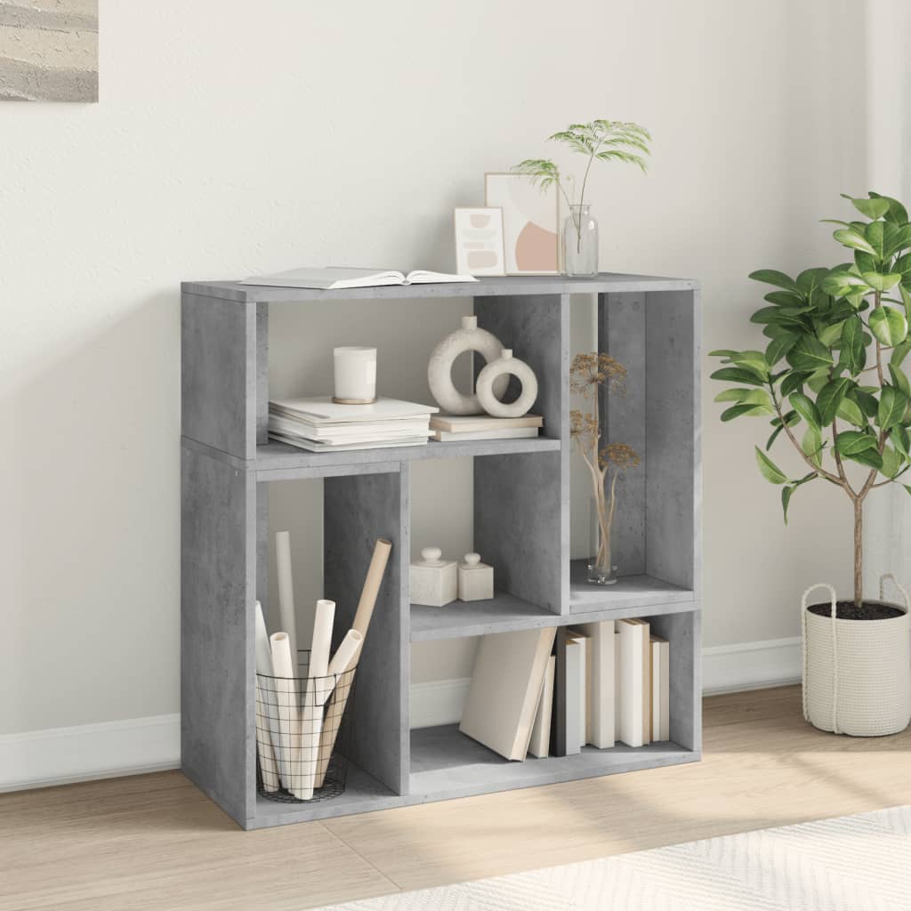 tv-borde 2 stk. 75x30x50 cm konstrueret træ betongrå
