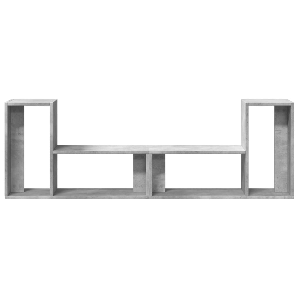 tv-borde 2 stk. 75x30x50 cm konstrueret træ betongrå