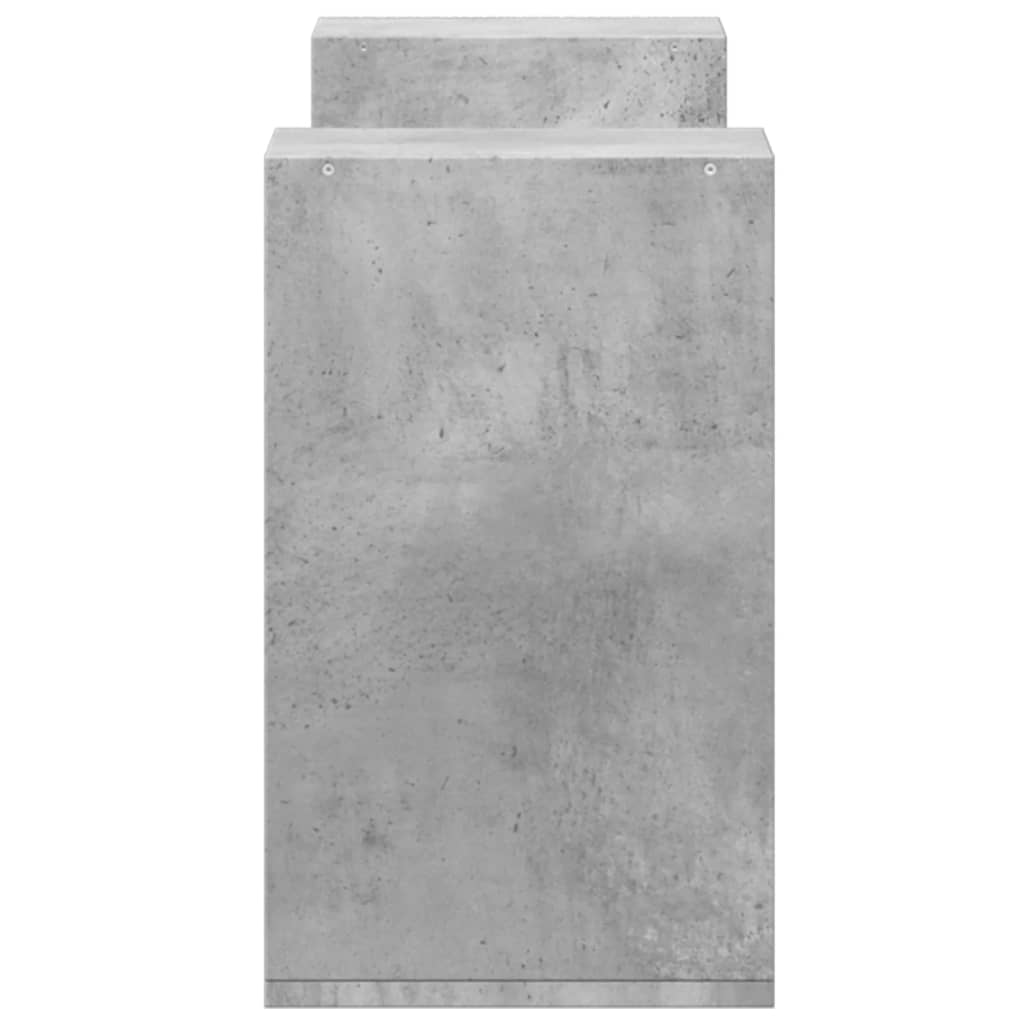 tv-borde 2 stk. 75x30x50 cm konstrueret træ betongrå