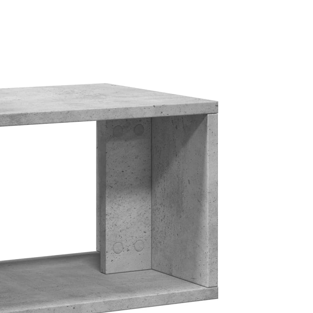 tv-borde 2 stk. 75x30x50 cm konstrueret træ betongrå
