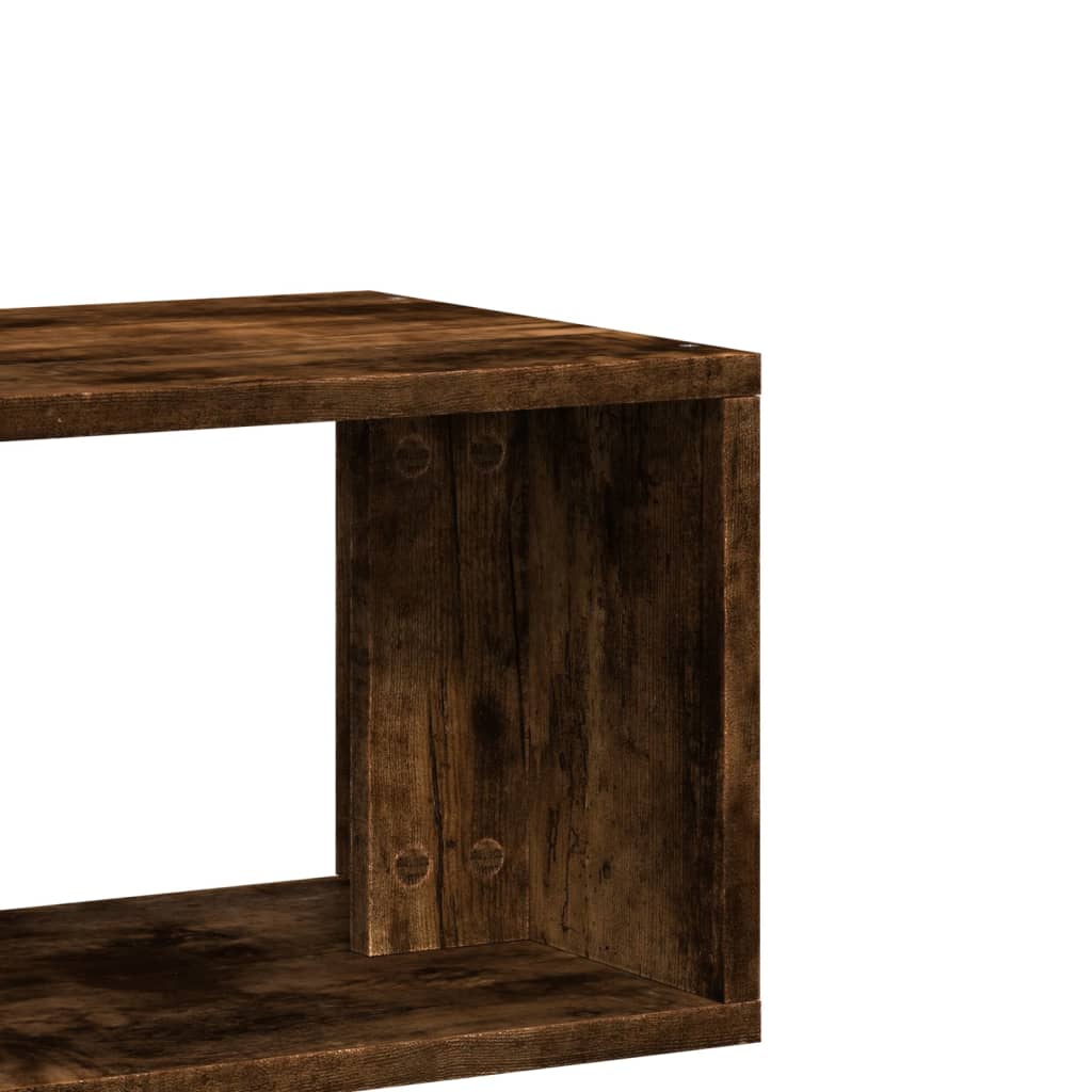 tv-borde 2 stk. 75x30x50 cm konstrueret træ røget egetræsfarve