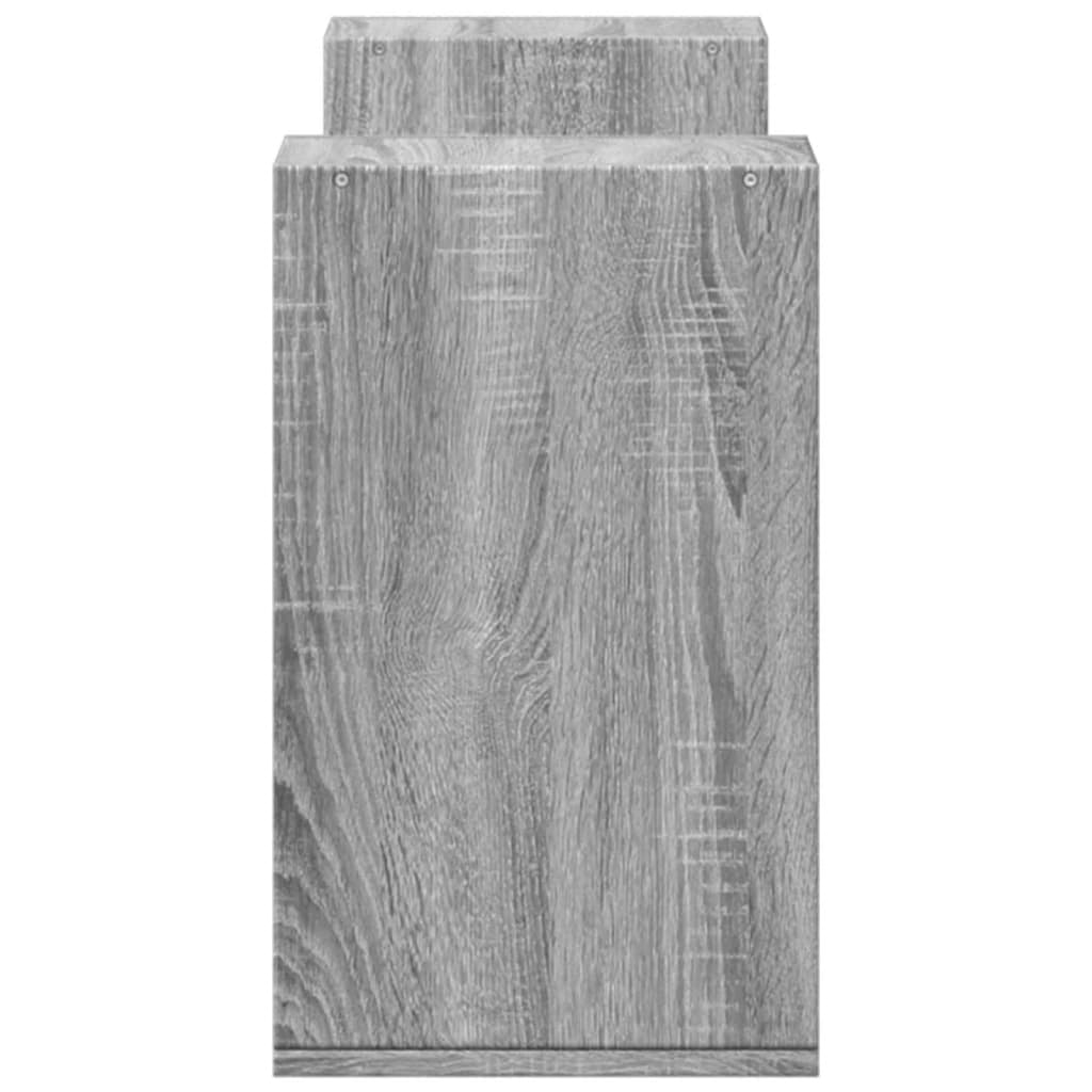 tv-borde 2 stk. 75x30x50 cm konstrueret træ grå sonoma-eg