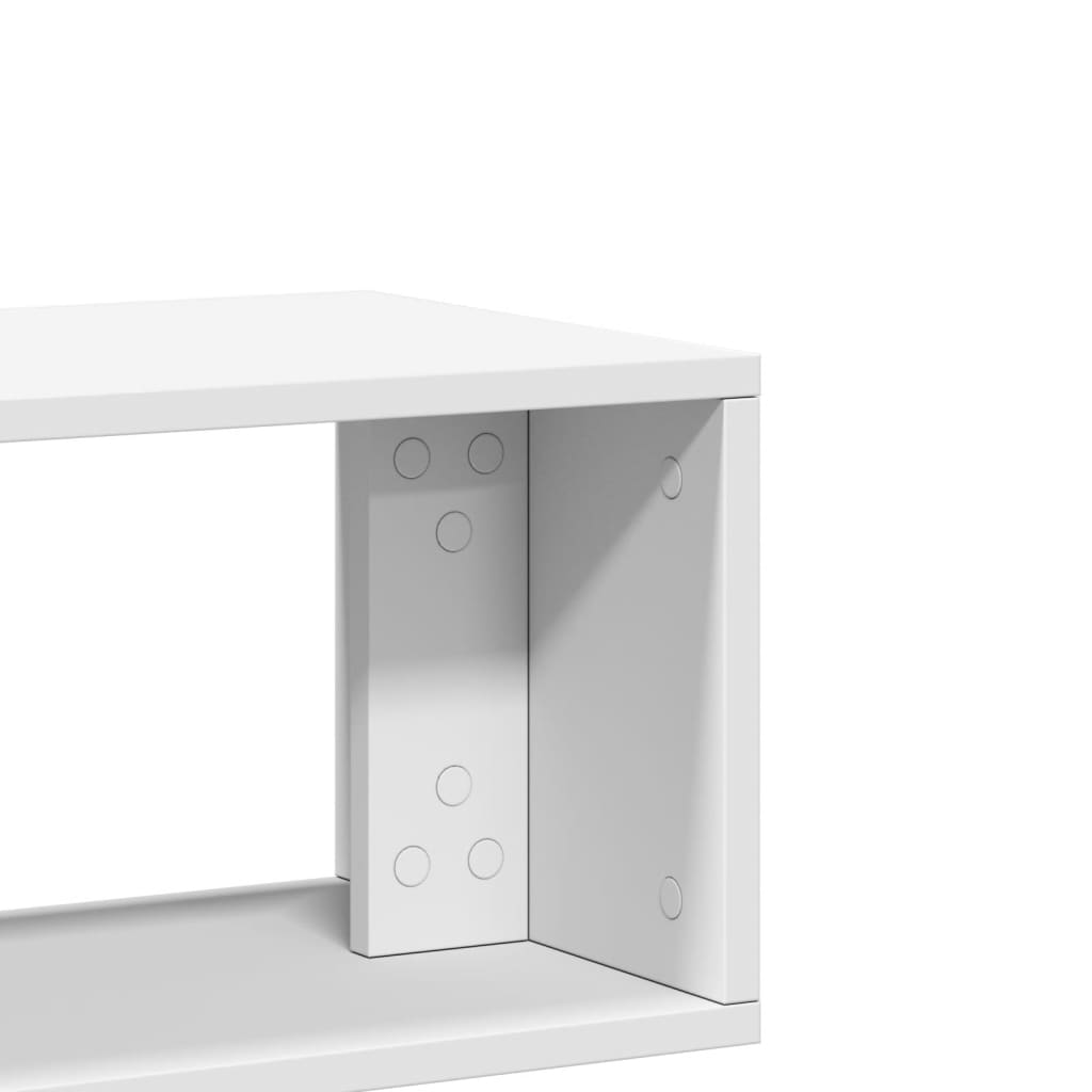 tv-borde 2 stk. 100x30x50 cm konstrueret træ hvid