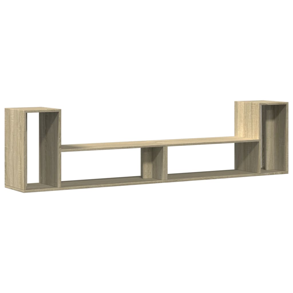 tv-borde 2 stk. 100x30x50 cm konstrueret træ sonoma-eg