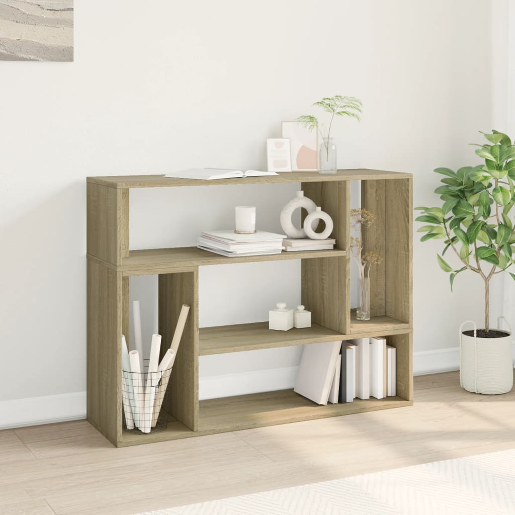 tv-borde 2 stk. 100x30x50 cm konstrueret træ sonoma-eg