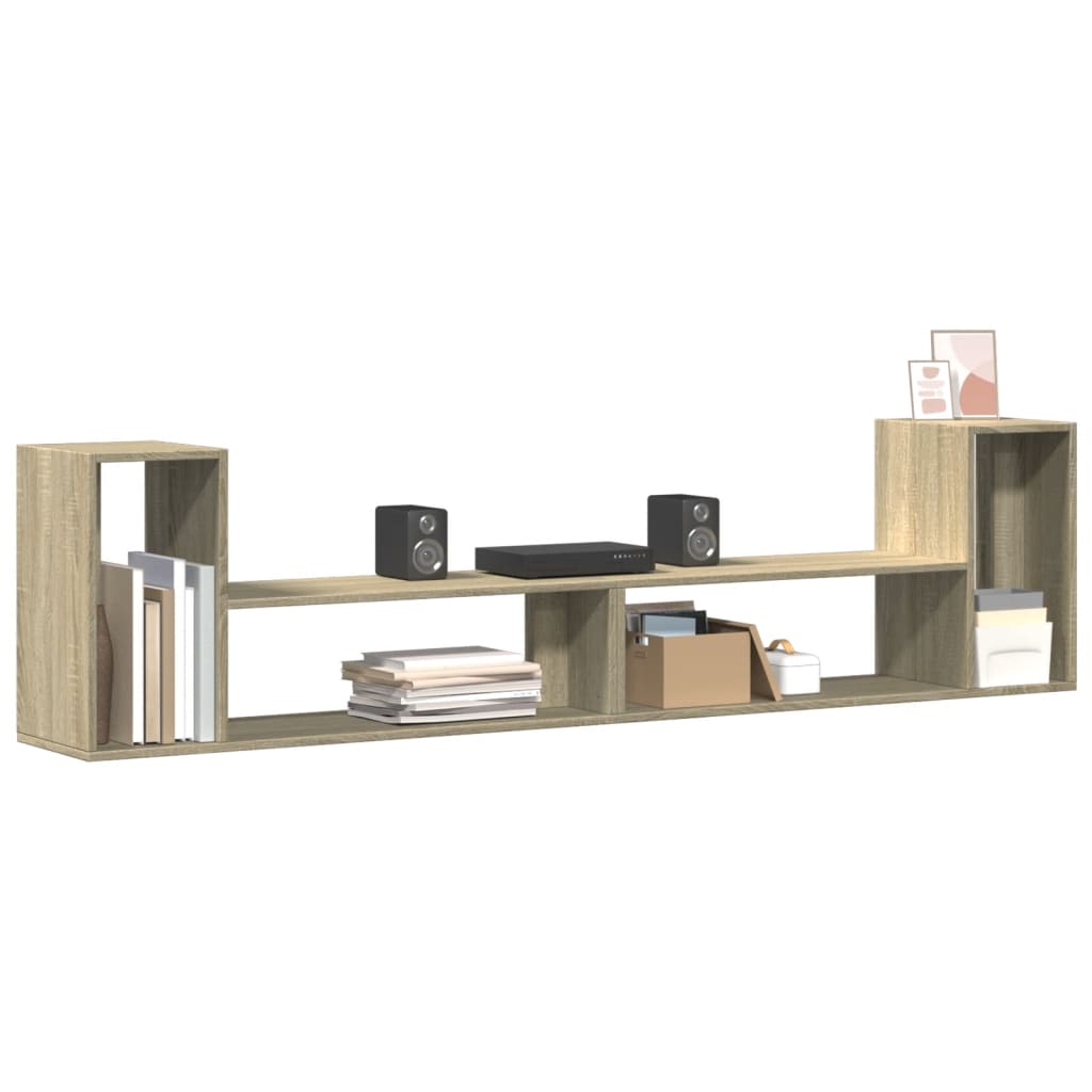 tv-borde 2 stk. 100x30x50 cm konstrueret træ sonoma-eg