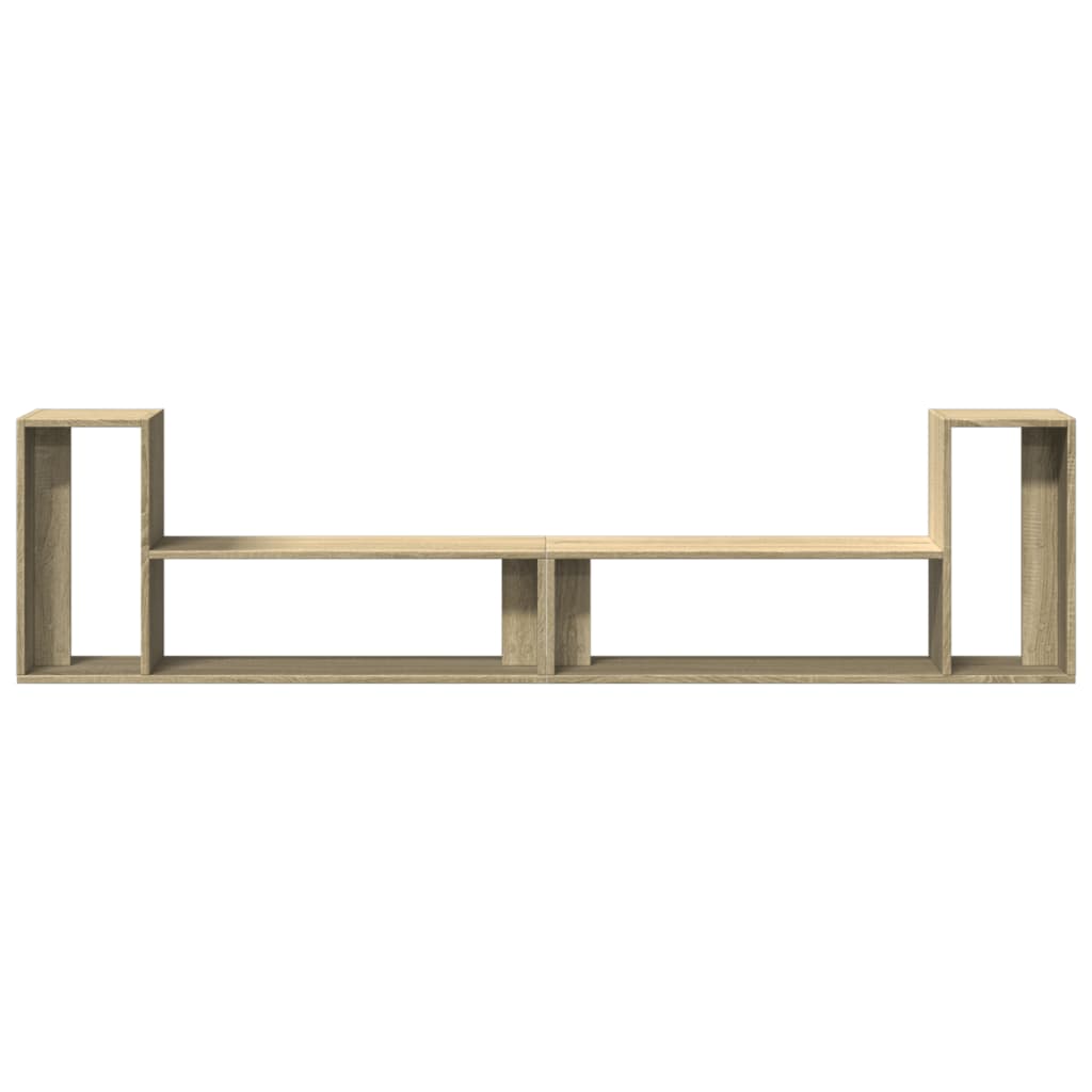 tv-borde 2 stk. 100x30x50 cm konstrueret træ sonoma-eg