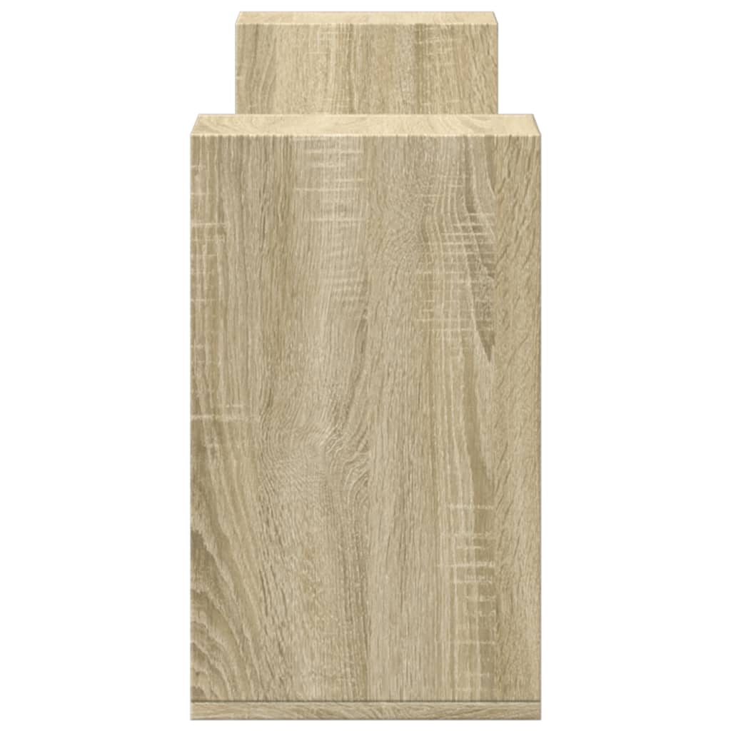 tv-borde 2 stk. 100x30x50 cm konstrueret træ sonoma-eg