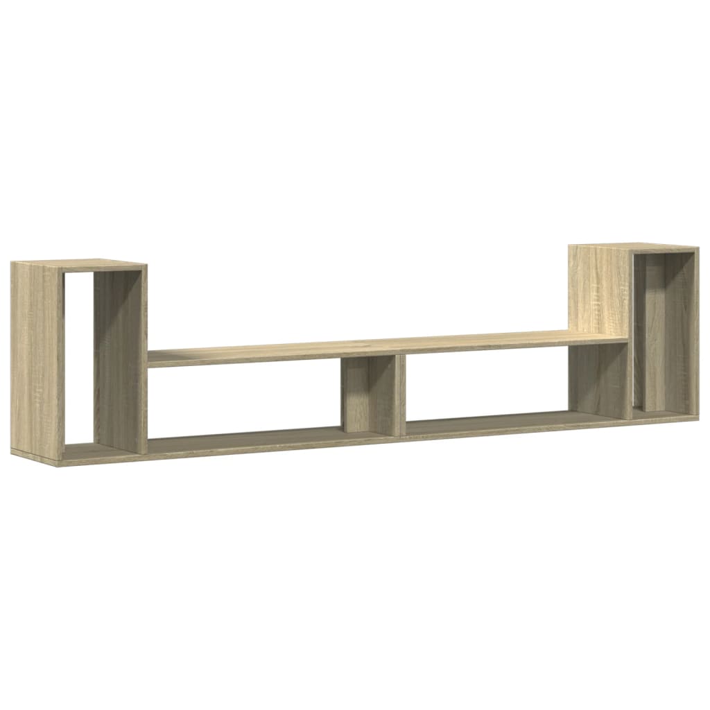 tv-borde 2 stk. 100x30x50 cm konstrueret træ sonoma-eg