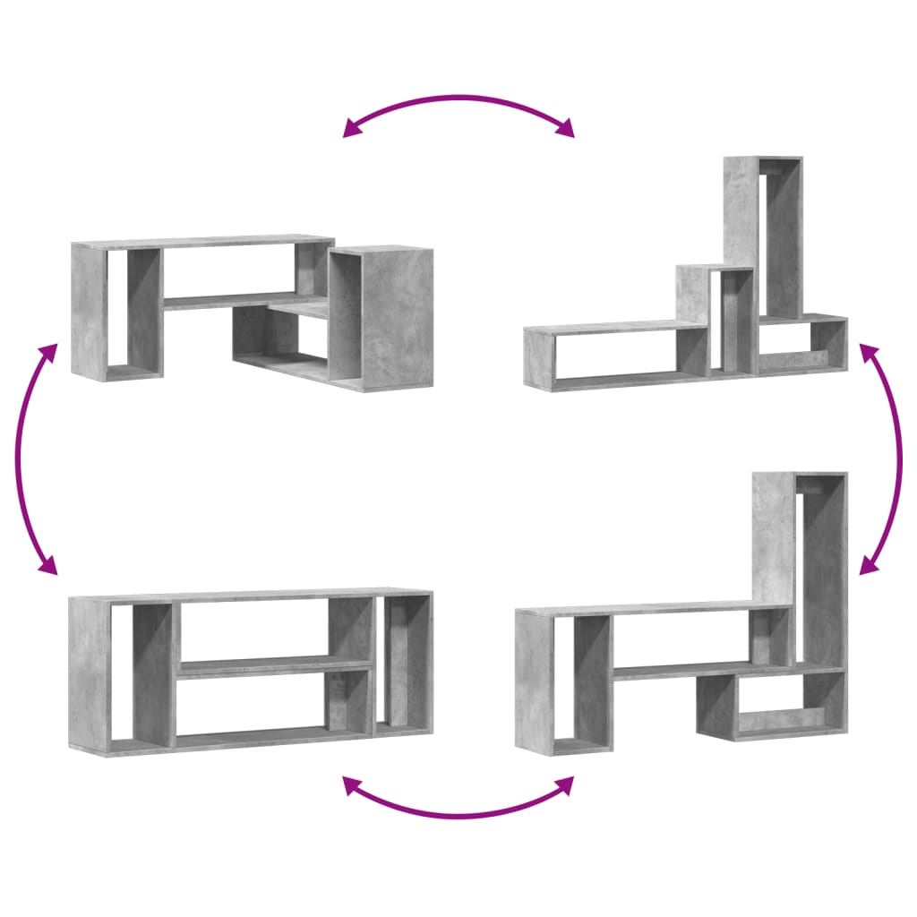 TV-skab Betongrå