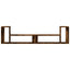 tv-borde 2 stk. 100x30x30 cm konstrueret træ røget egetræsfarve