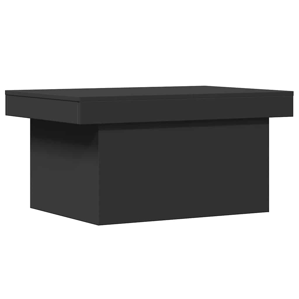 sofabord 100x55x40 cm konstrueret træ sort