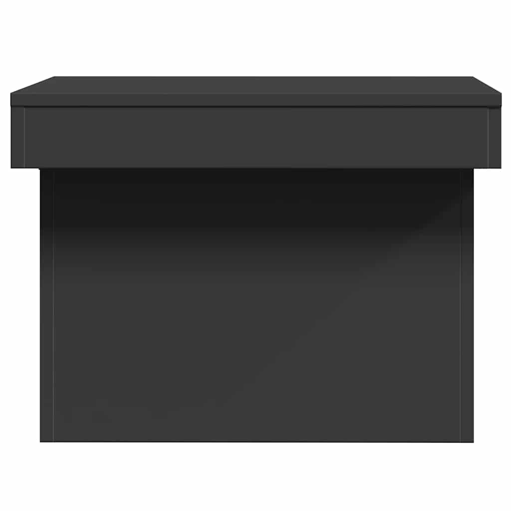 sofabord 100x55x40 cm konstrueret træ sort