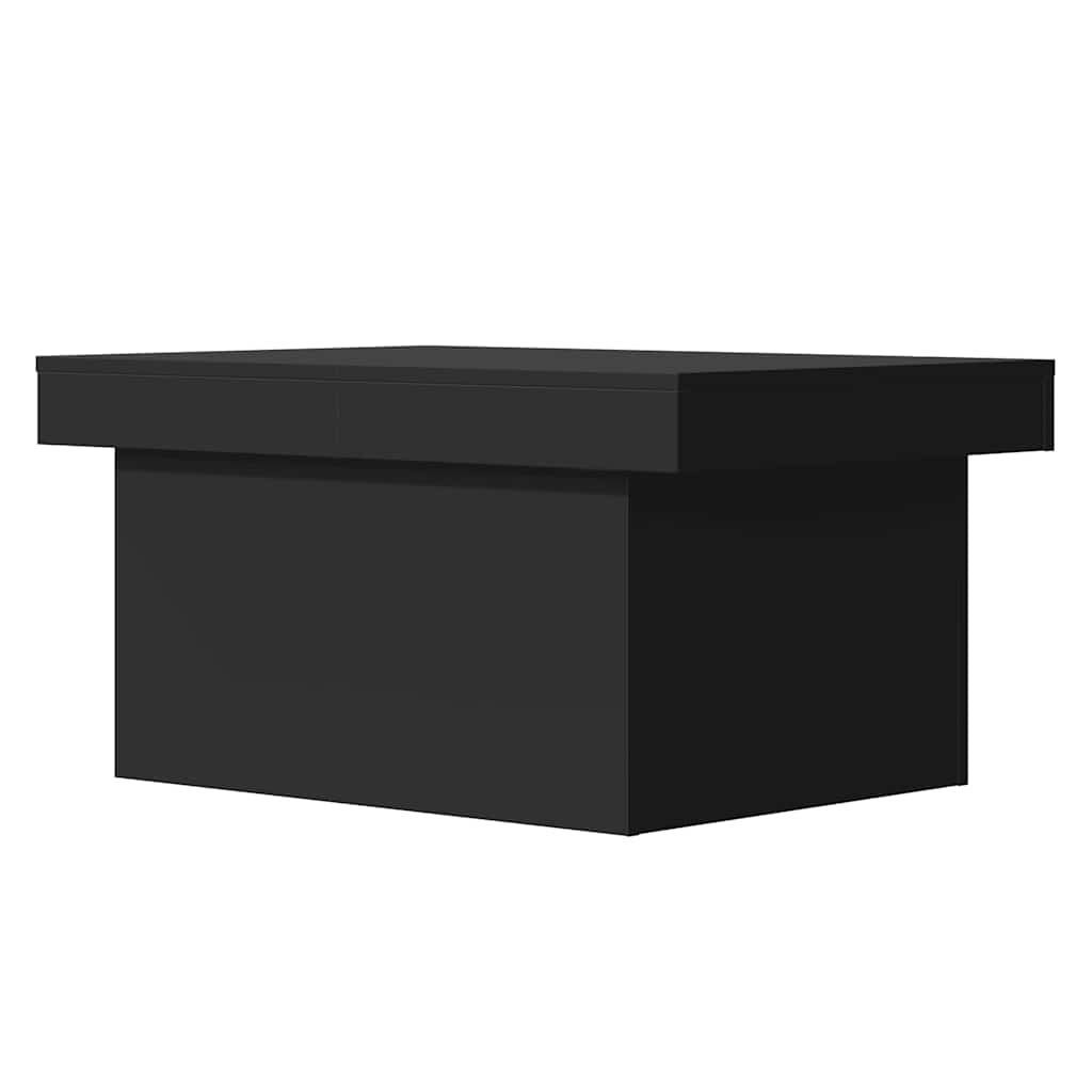 sofabord 100x55x40 cm konstrueret træ sort