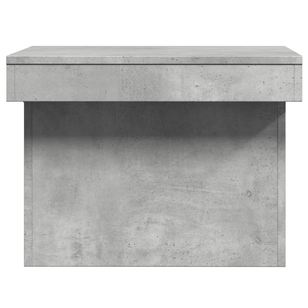 sofabord 100x55x40 cm konstrueret træ betongrå