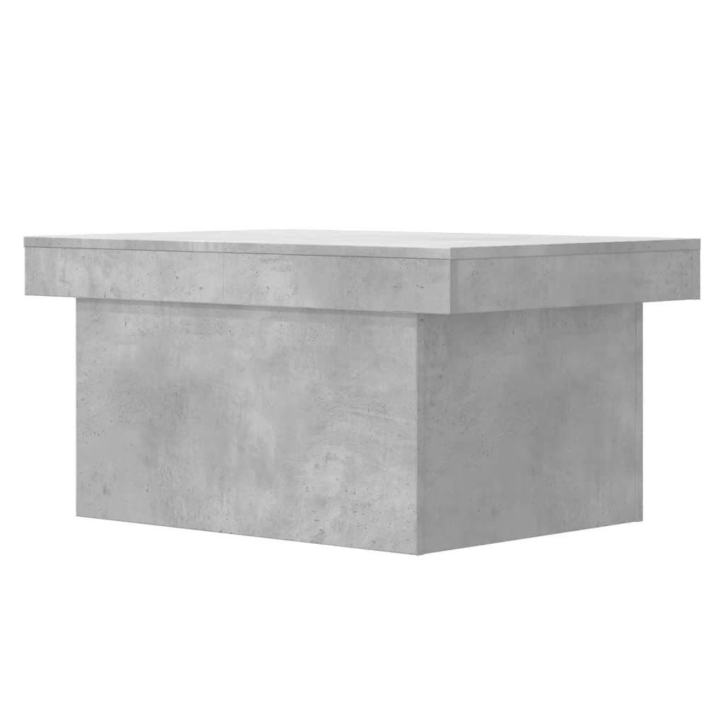 sofabord 100x55x40 cm konstrueret træ betongrå