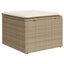 sofasæt til haven 10 dele med hynder polyrattan beige