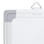 magnetisk whiteboard 40x30x1,7 cm aluminium