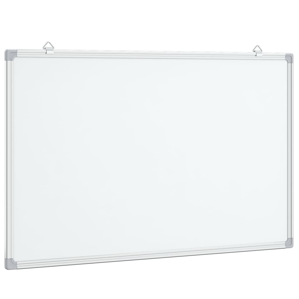 magnetisk whiteboard 80x50x1,7 cm aluminium