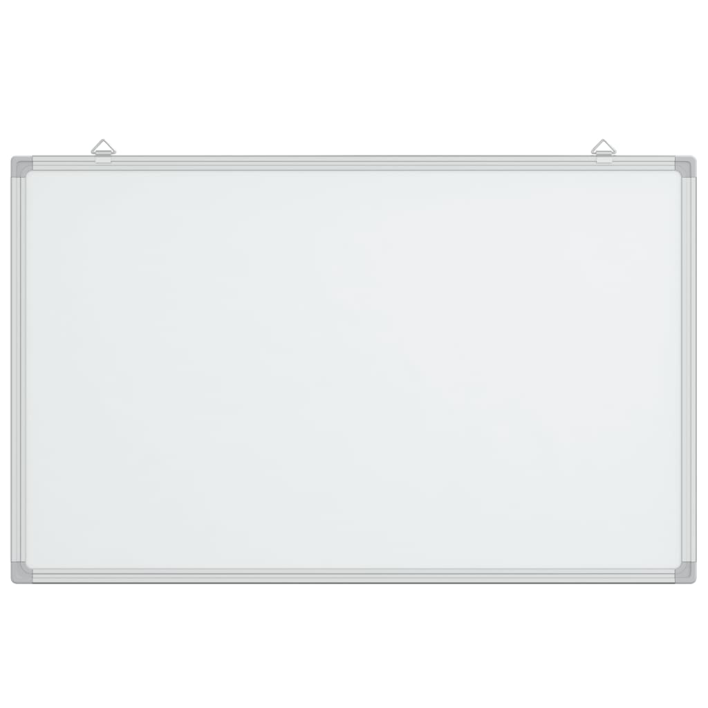 magnetisk whiteboard 80x50x1,7 cm aluminium