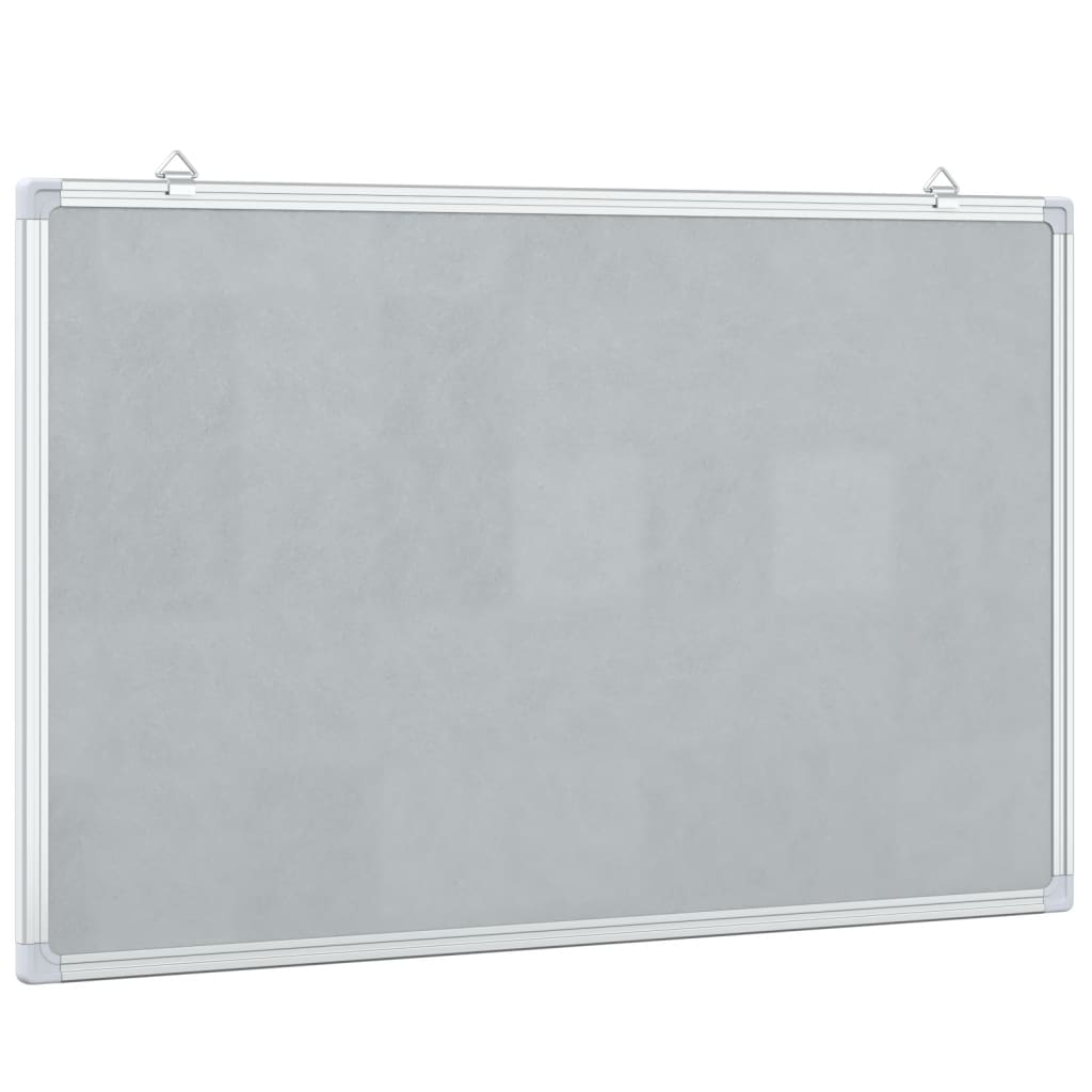 magnetisk whiteboard 80x50x1,7 cm aluminium