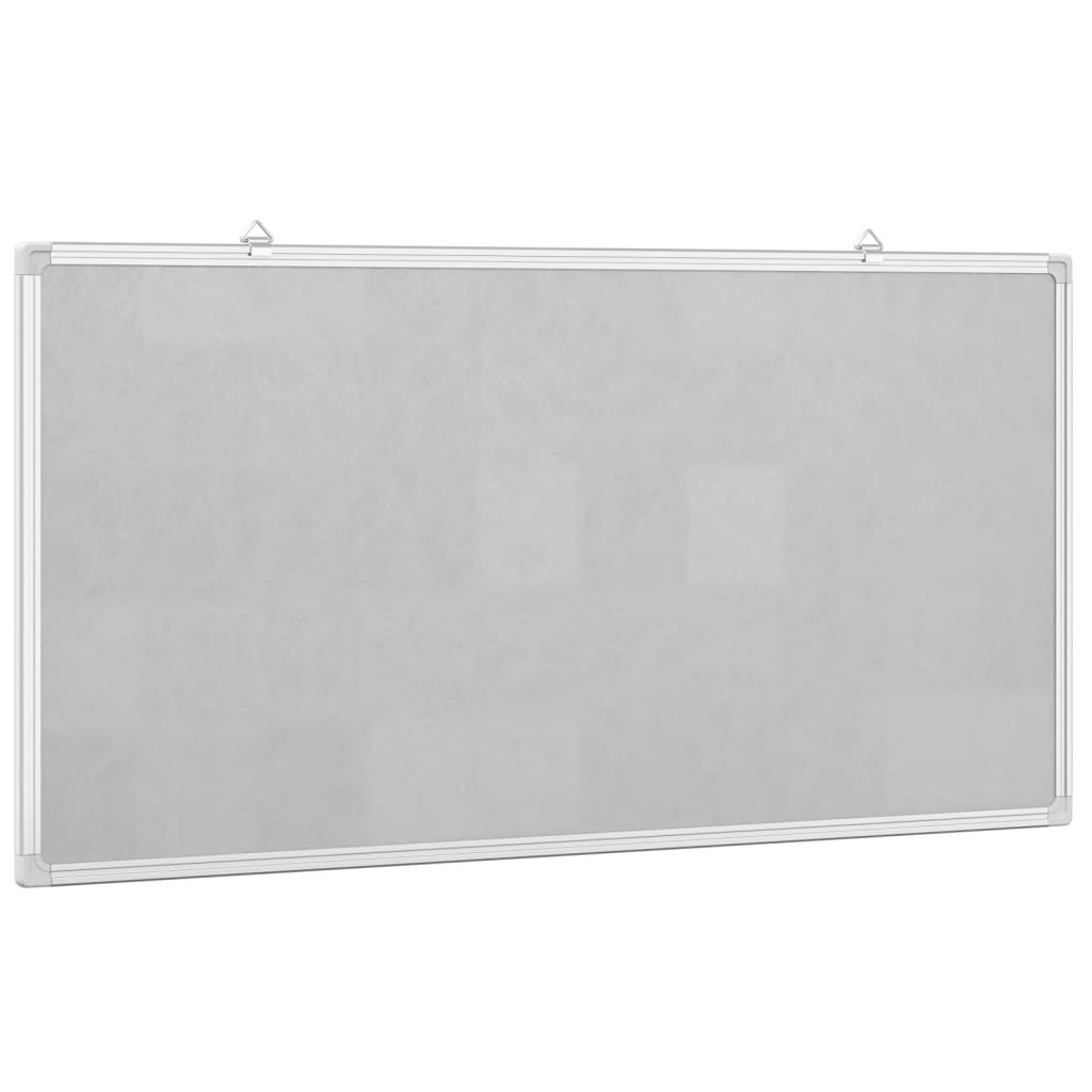 magnetisk whiteboard 100x50x1,7 cm aluminium