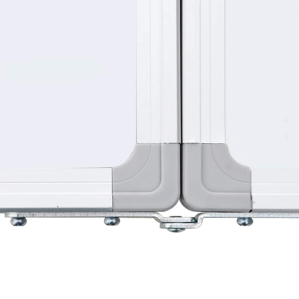 magnetisk whiteboard 80x100x1,7 cm foldbart aluminium