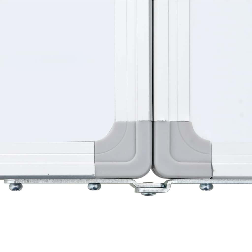 magnetisk whiteboard 100x100x1,7 cm foldbart aluminium