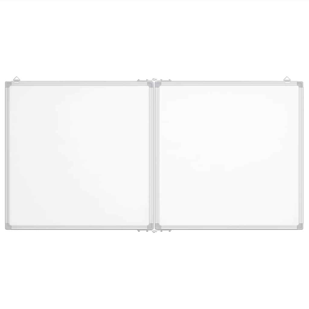 magnetisk whiteboard 120x60x1,7 cm foldbart aluminium