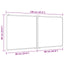magnetisk whiteboard 120x60x1,7 cm foldbart aluminium