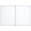 magnetisk whiteboard 120x100x1,7 cm foldbart aluminium