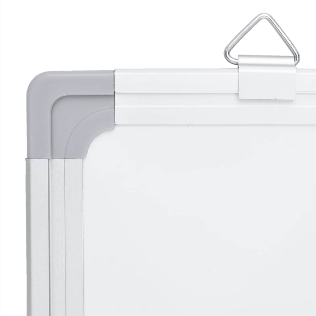 magnetisk whiteboard 120x100x1,7 cm foldbart aluminium