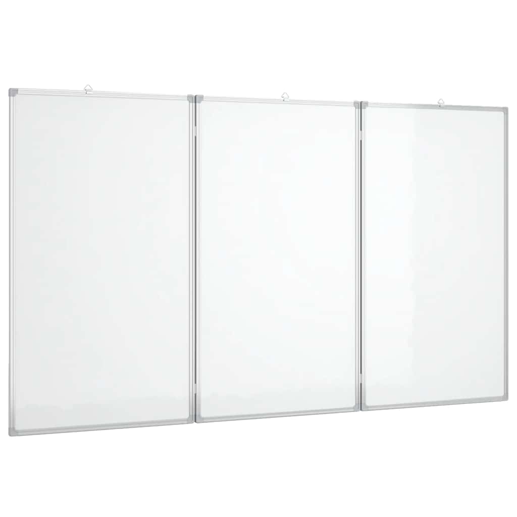magnetisk whiteboard 120x80x1,7 cm foldbart aluminium