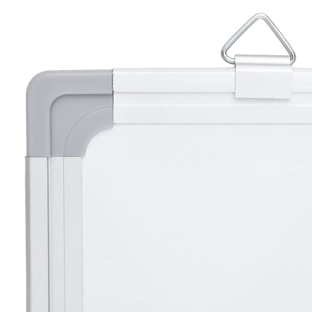magnetisk whiteboard 120x80x1,7 cm foldbart aluminium