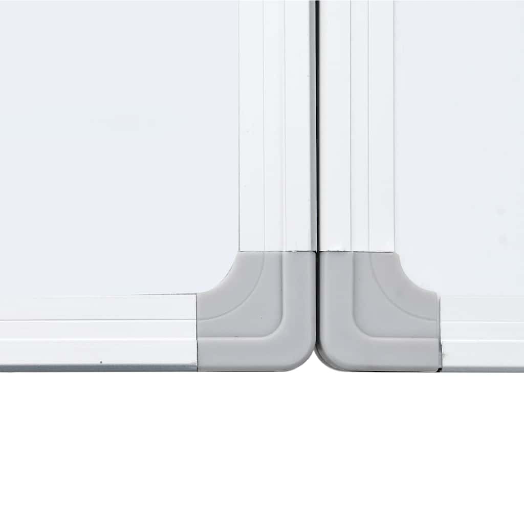 magnetisk whiteboard 120x80x1,7 cm foldbart aluminium